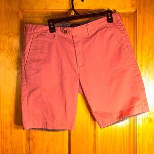 Ted Baker London Red Cotton Shorts Men’s Size 36 Regular